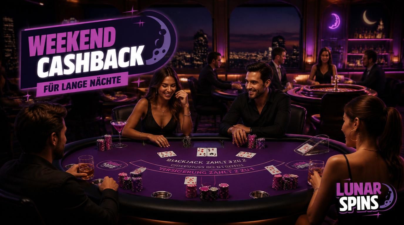 Chilliges Wochenende, während das Casino mit Cashback-Angebot unterstützt.