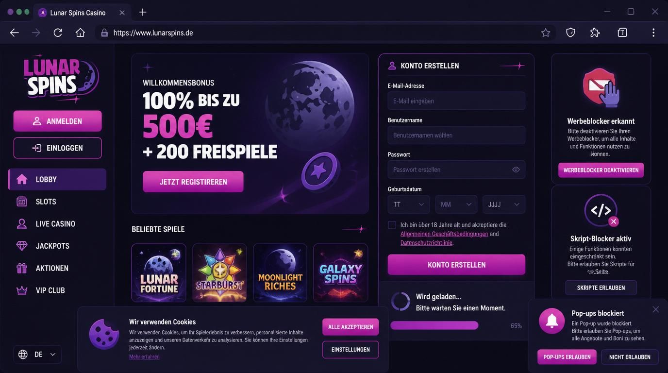  Formular hängt wegen Blocker 